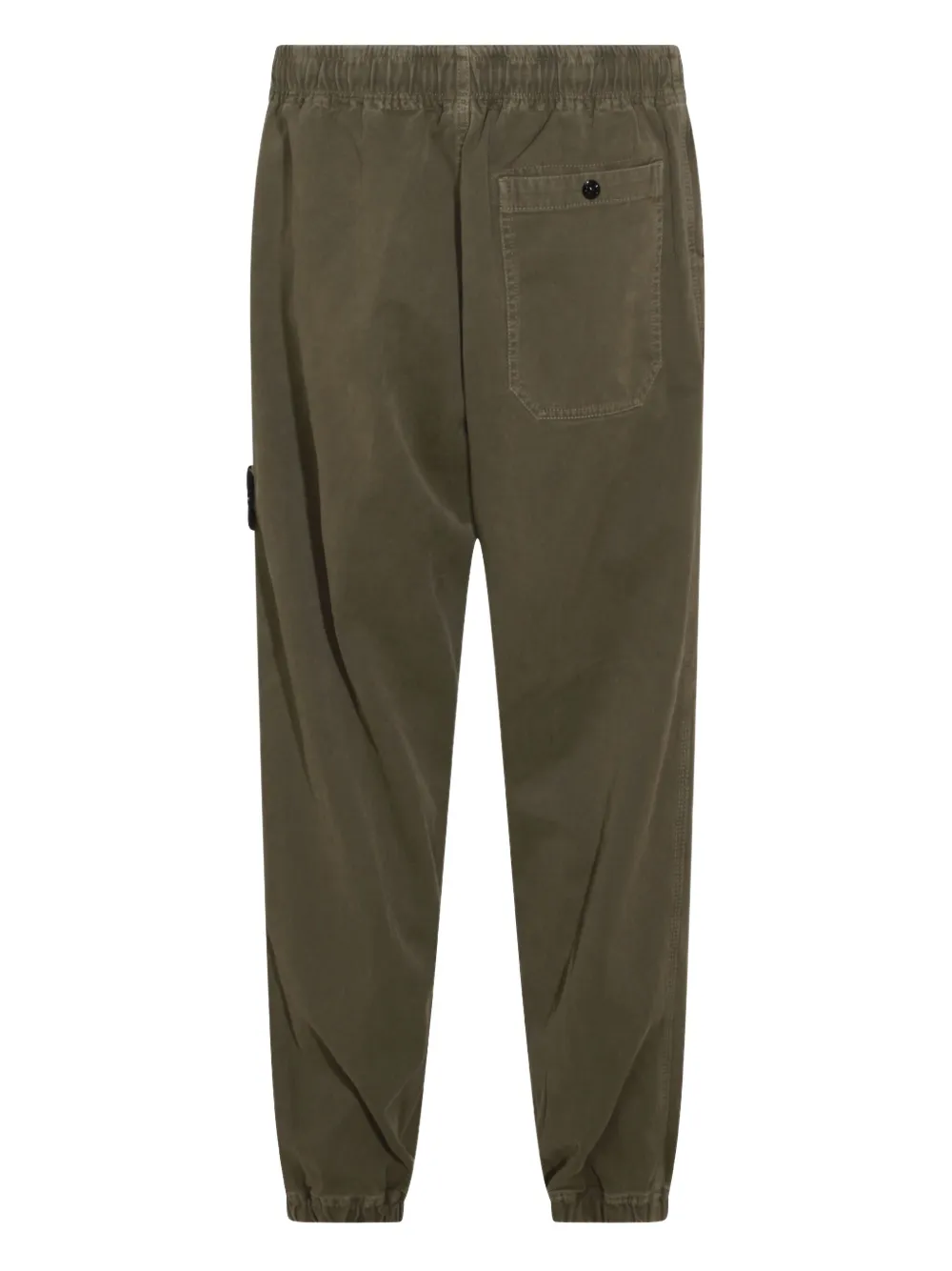 Stone Island elasticated patch trousers - Groen