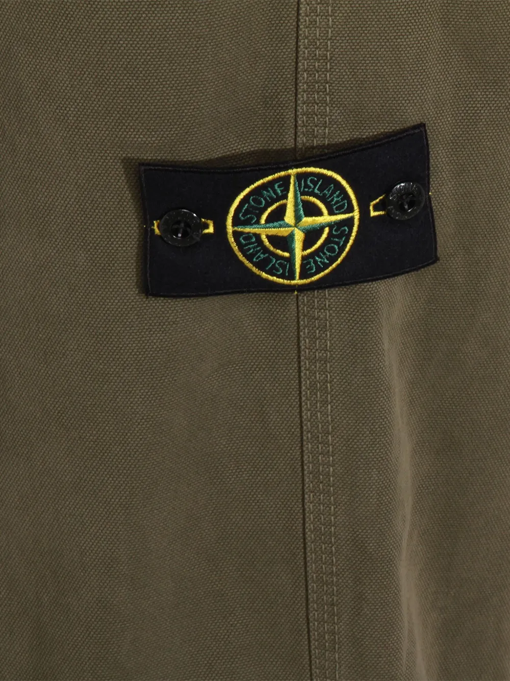 Stone Island Broek met elastische patch Groen