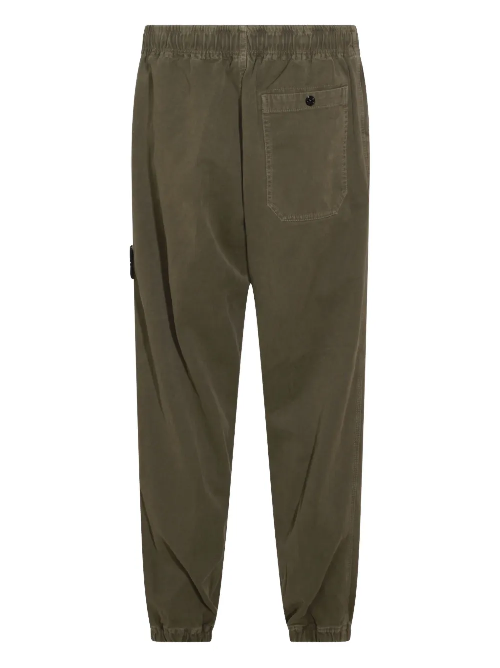 Stone Island Broek met elastische patch Groen