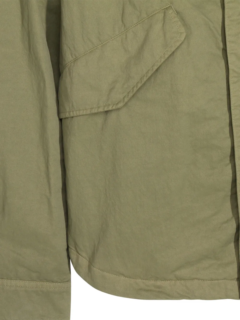 C.P. Company Shirtjack met zak en badge Groen