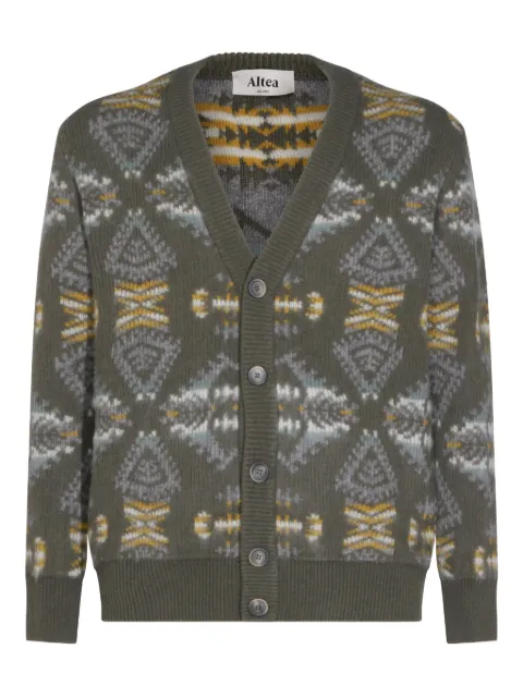 Altea patterned buttoned cardigan