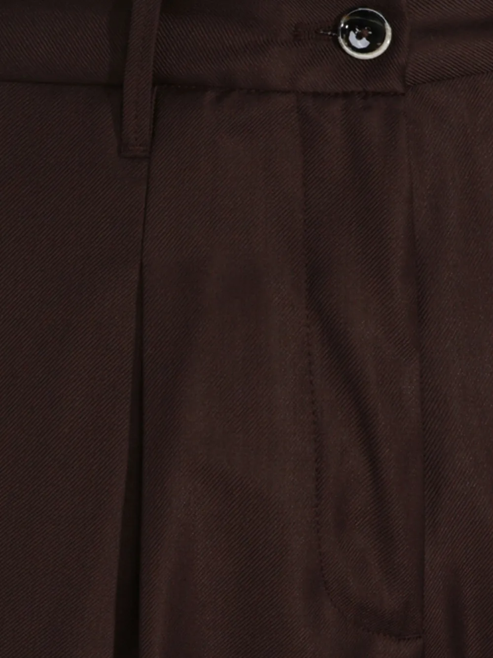 Nine In The Morning Geplooide pantalon Bruin