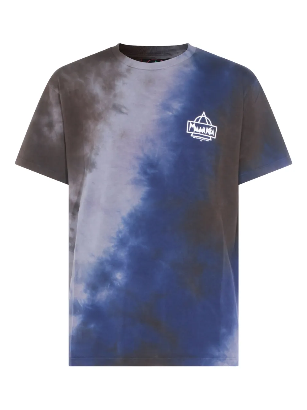 Mauna Kea playera con logo tie-dye | azul | Image 1