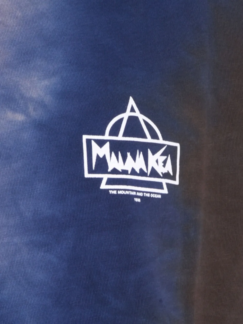 Mauna Kea T-shirt met tie-dye print en logo Blauw