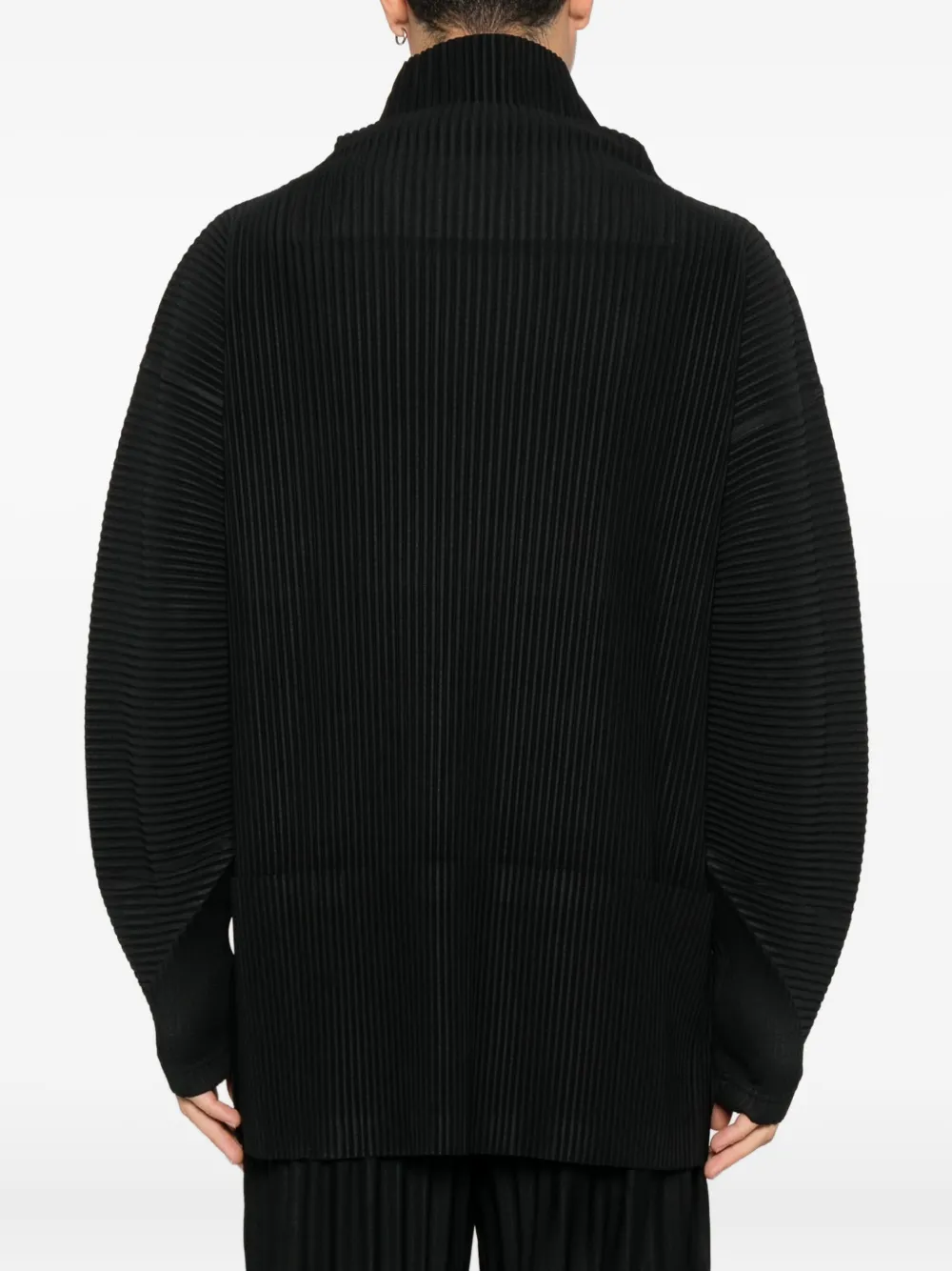 Homme Plissé Issey Miyake T-shirt met col Zwart