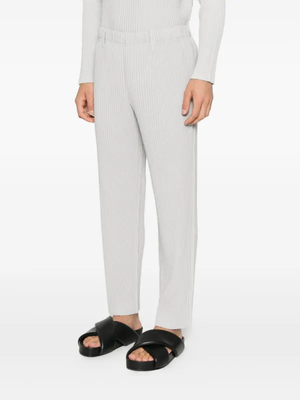 Homme Plissé Issey Miyake プリーツ パンツ | グレー | FARFETCH JP