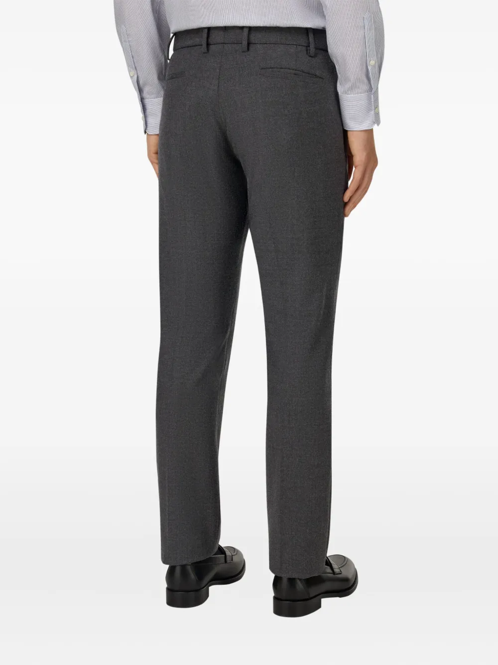 Boggi Milano Broek met knopen Grijs