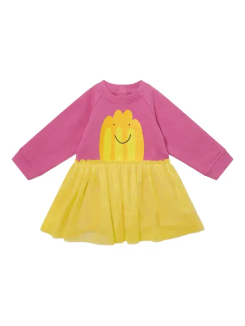 Stella McCartney Kids jelly-print long-sleeve dress