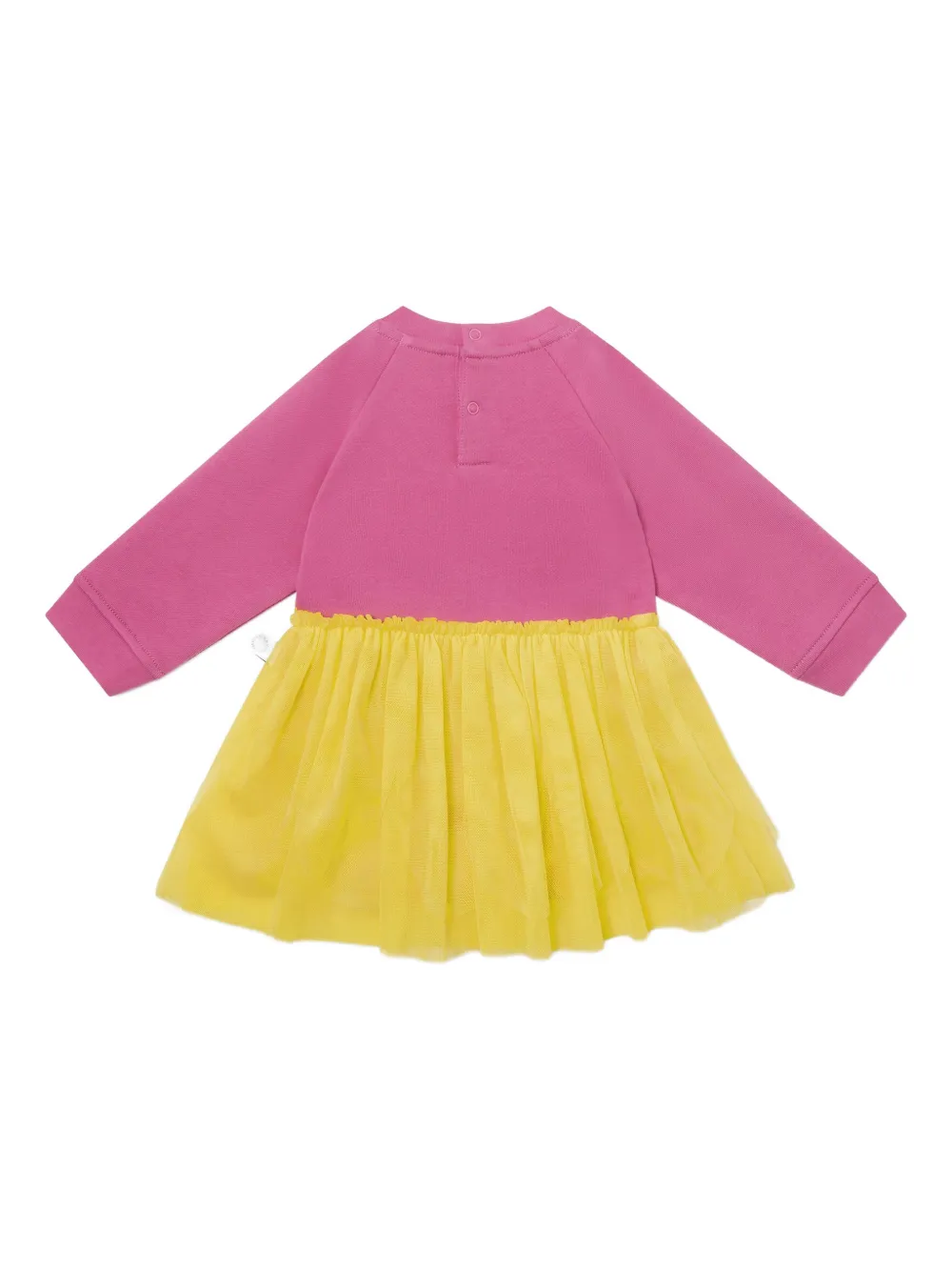 Stella McCartney Kids jelly-print long-sleeve dress - Roze