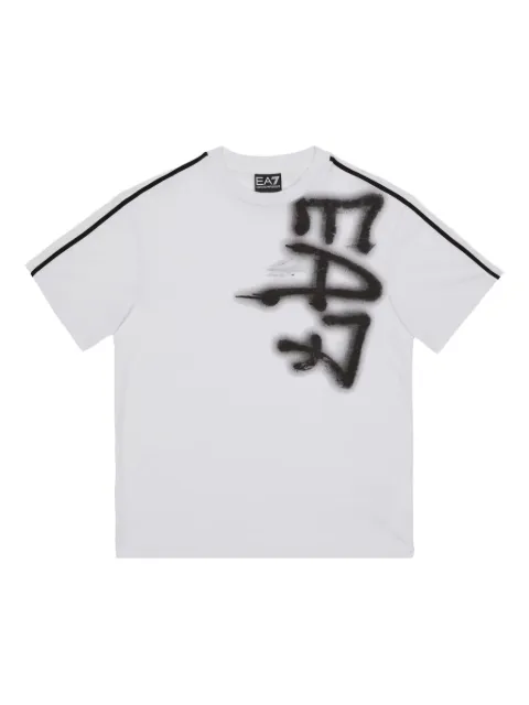 Ea7 Emporio Armani T-Shirt mit Logo-Print