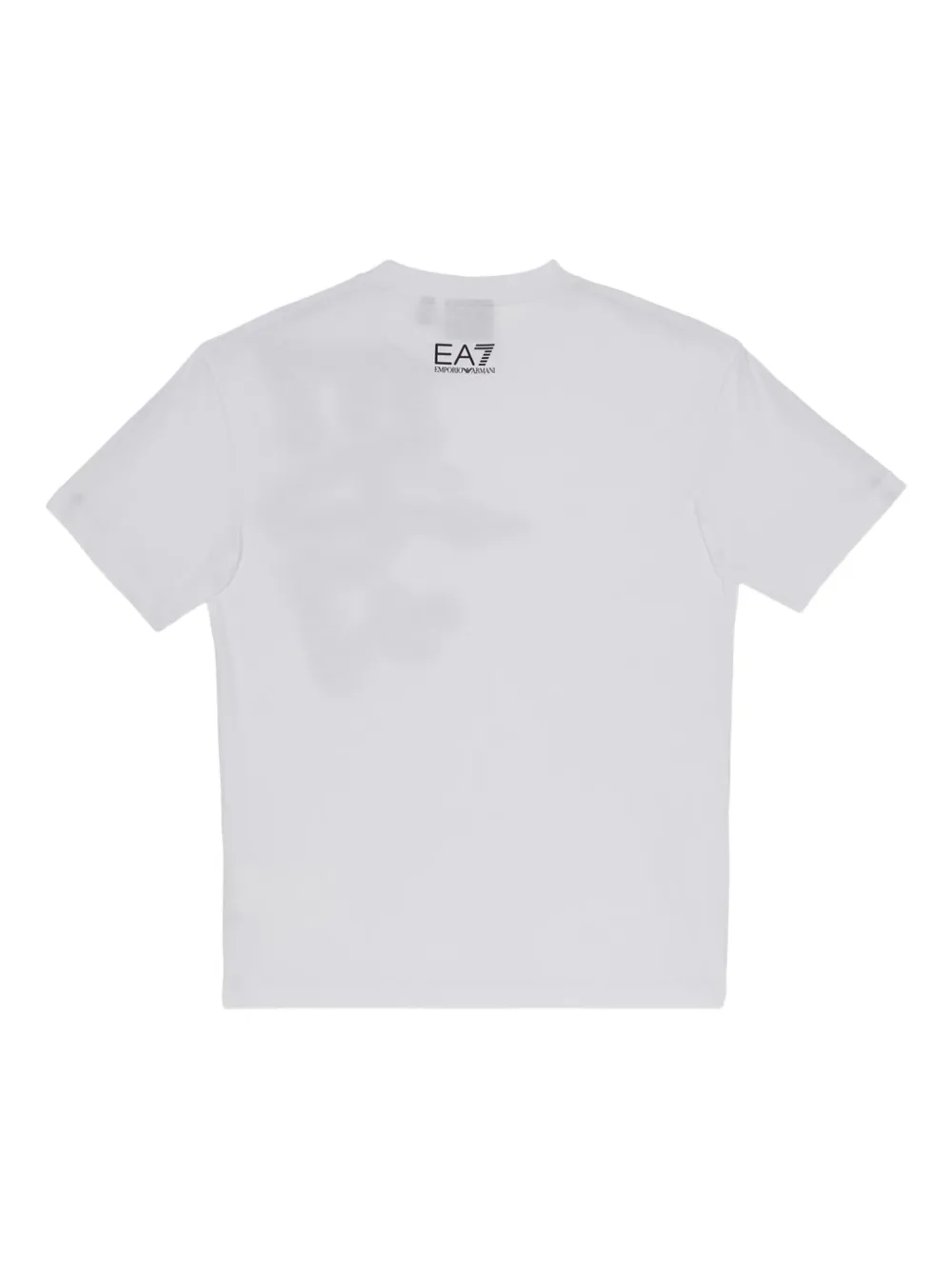 Ea7 Logo-print T-shirt In White