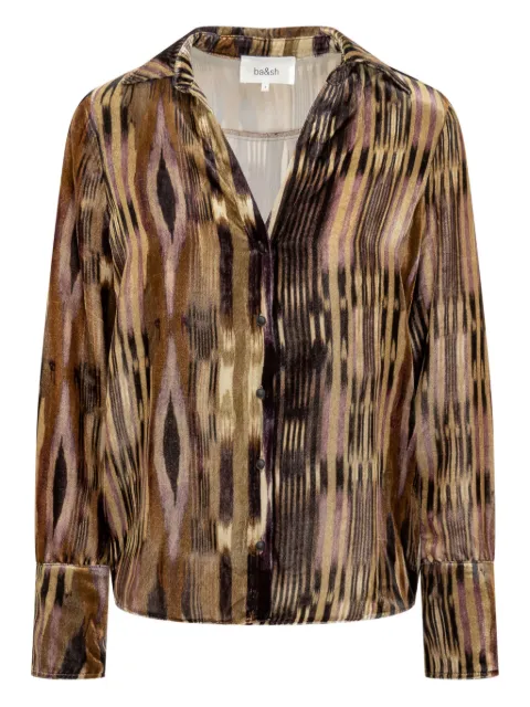 Ba&Sh buttoned patterned shirt 