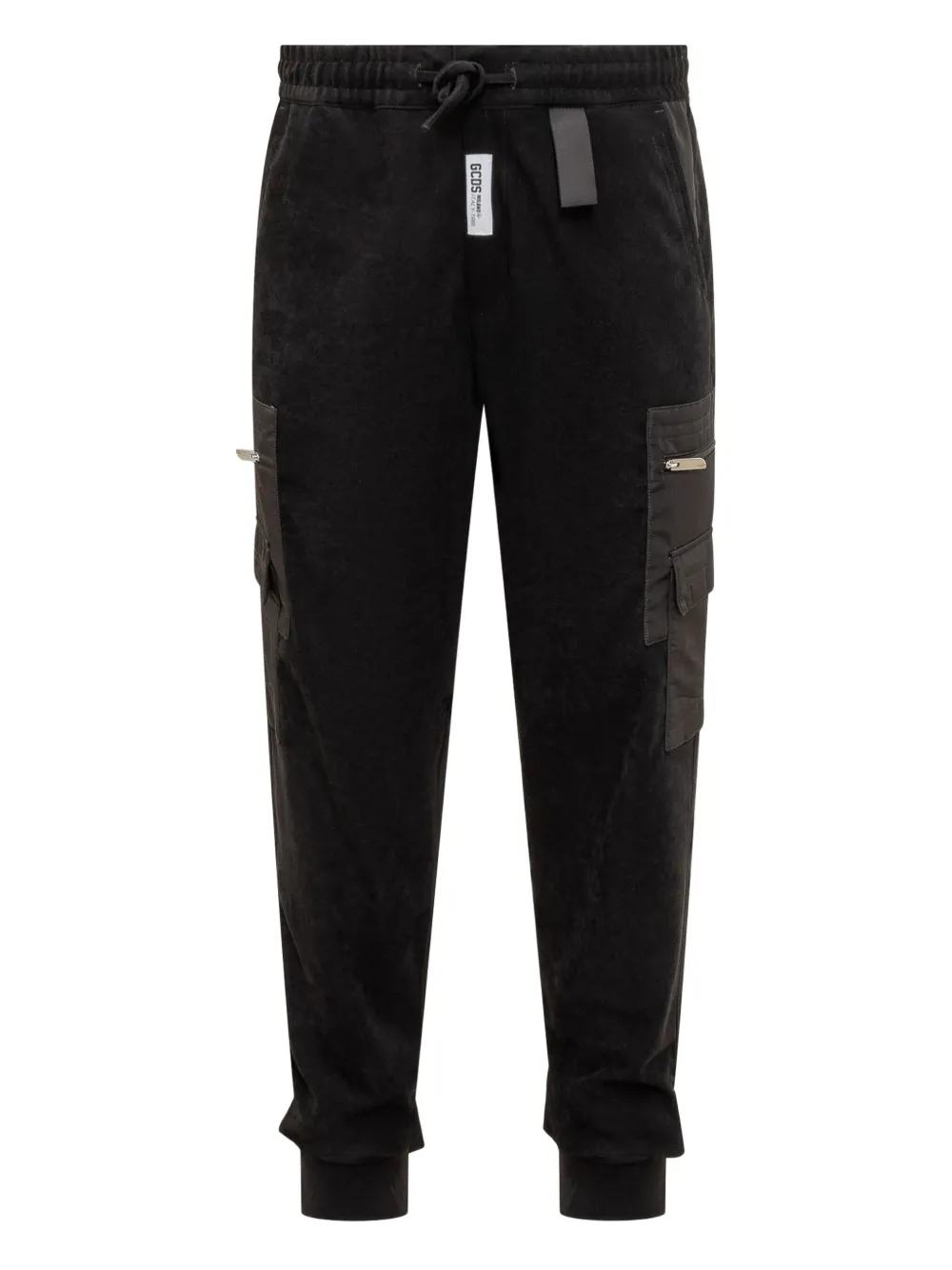 GCDS cargo pocket trousers | Black | Image 1