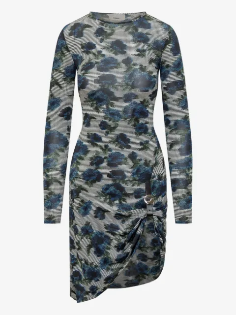 Coperni floral knot midi dress