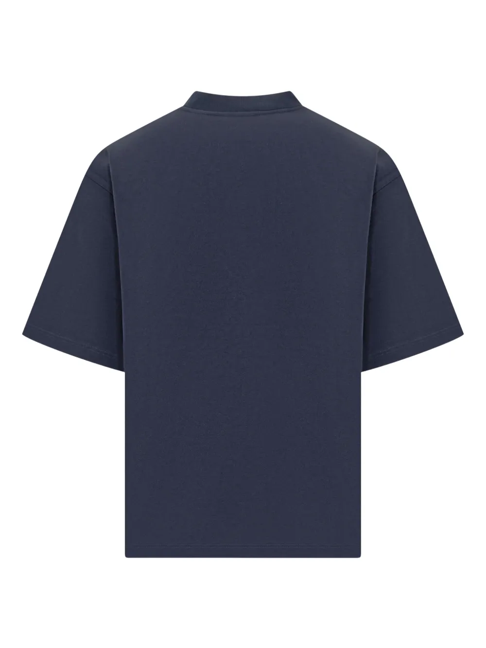 Marni T-shirt met zak en logo - Blauw