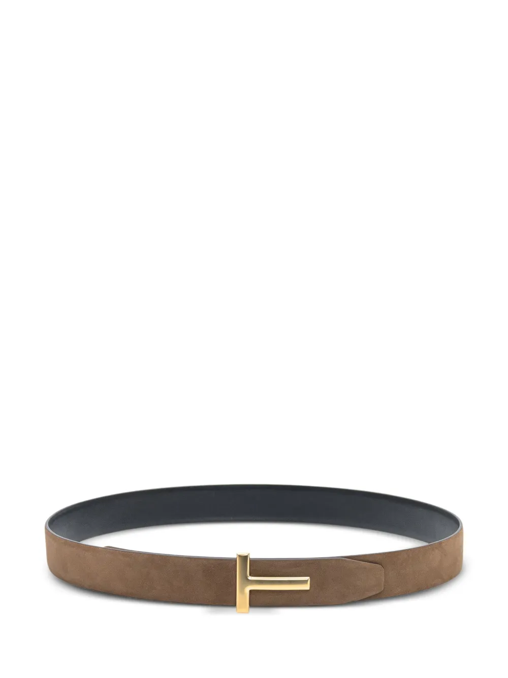 TOM FORD Suède riem - Bruin