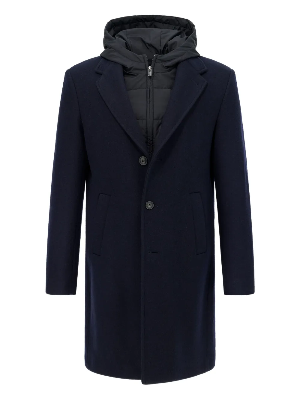 Boggi Milano abrigo capitonado con botones | azul | Image 1