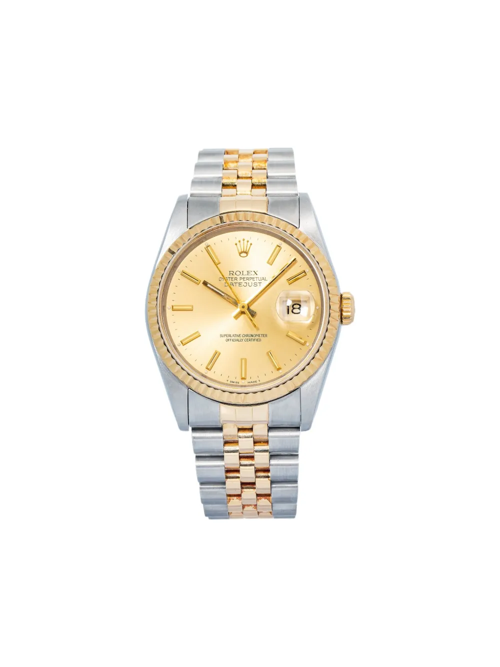 Rolex Datejust fluted-bezel 36mm | Gold | Image 1