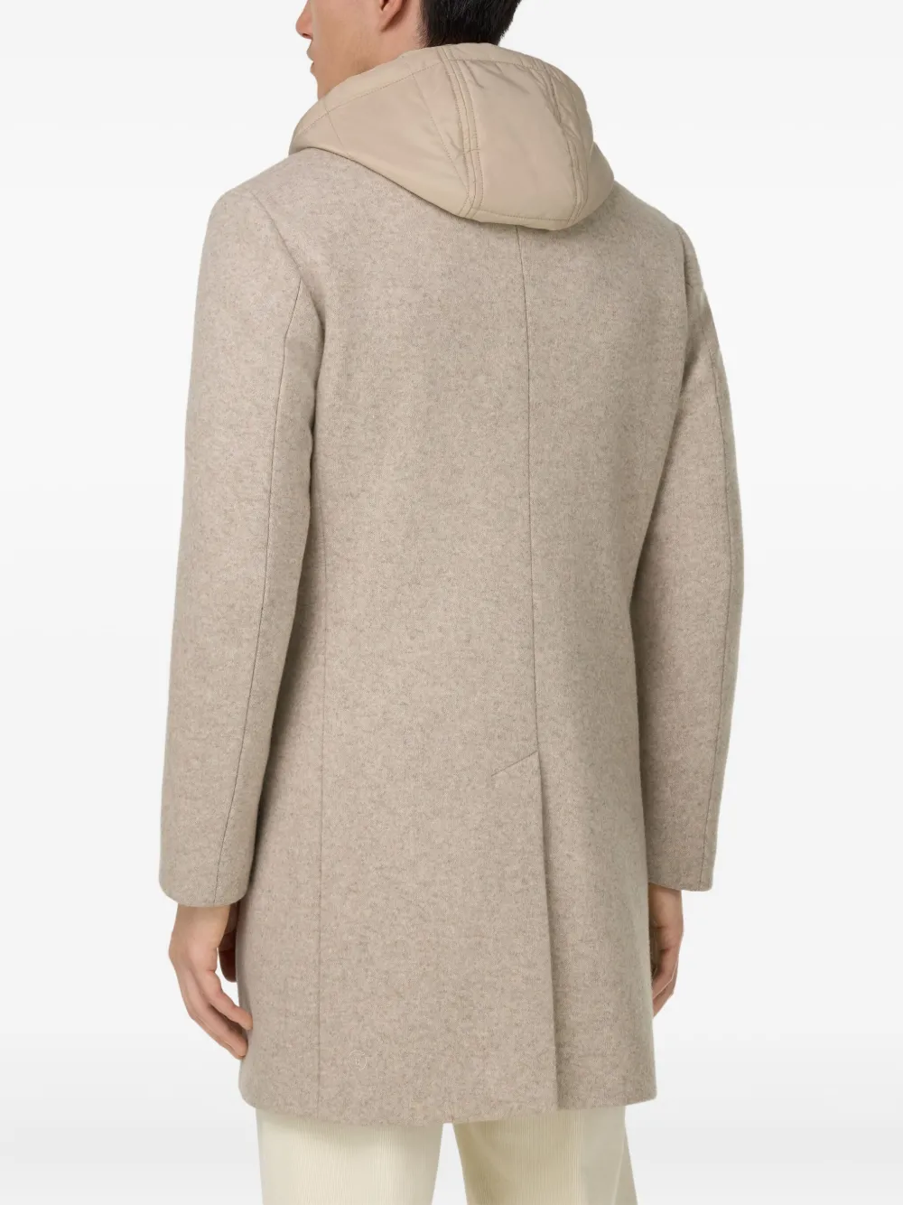 Boggi Milano Gewatteerde jas Beige