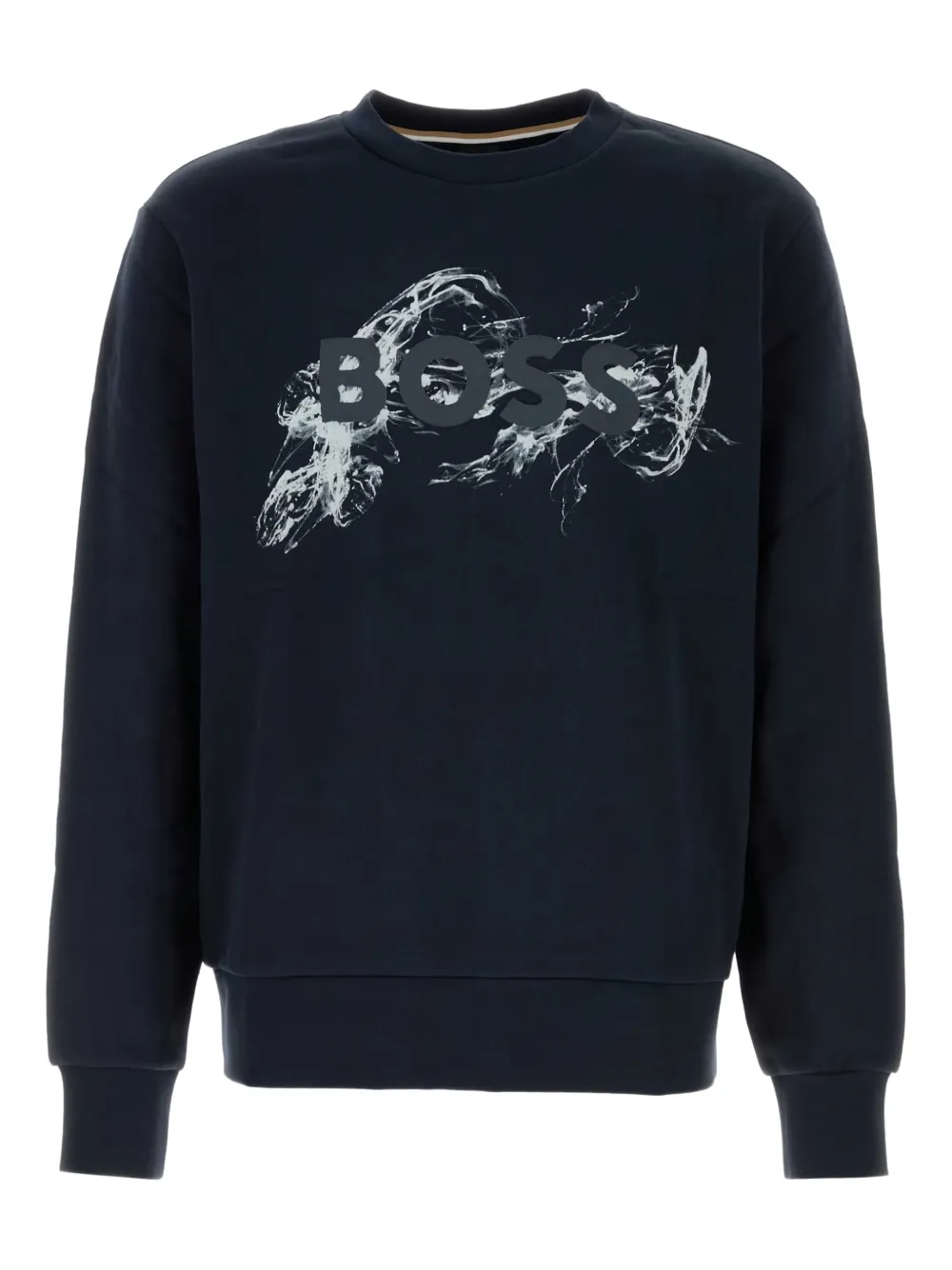 BOSS sudadera con motivo gráfico | azul | Image 1