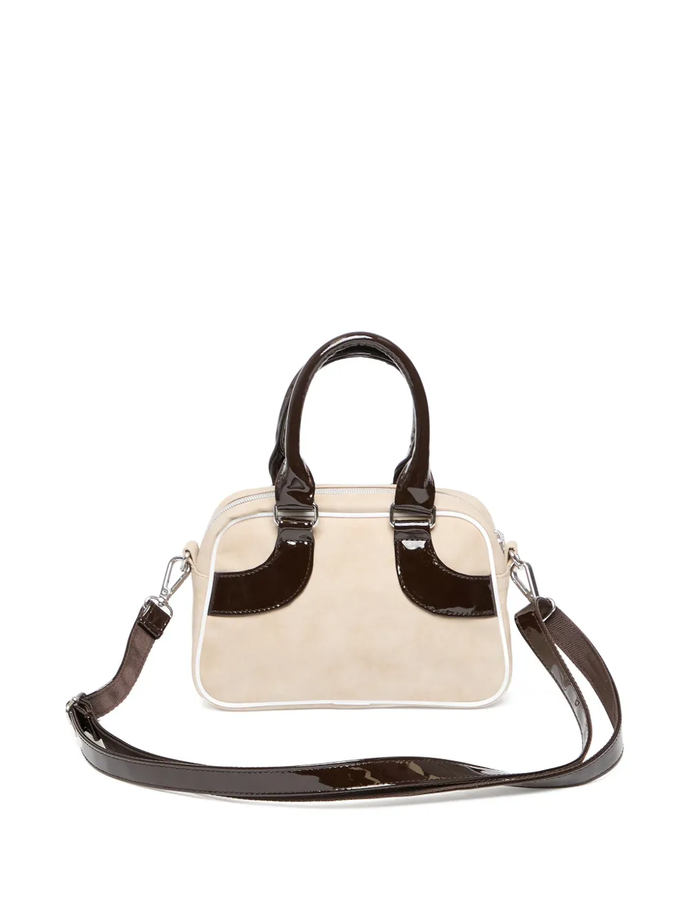 Adidas Originals Mini Bowling Logo Tote Bag In Neutral