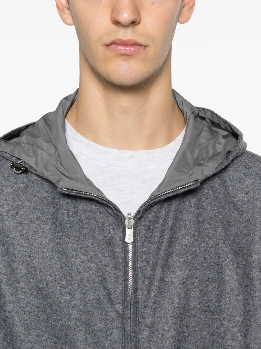 Fedeli Start zip-up hoodie Grijs