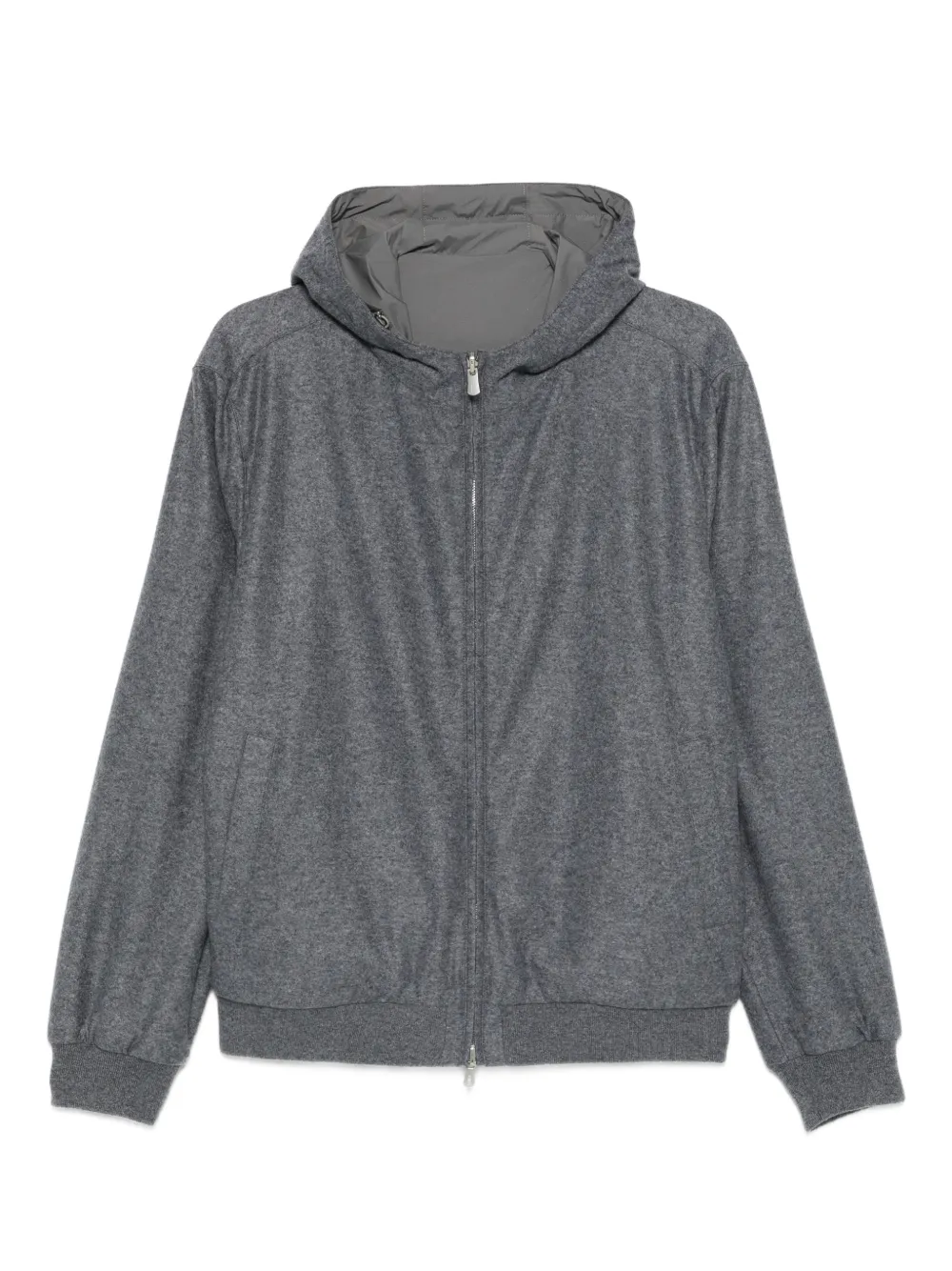 Fedeli Start zip-up hoodie | gris | Image 1