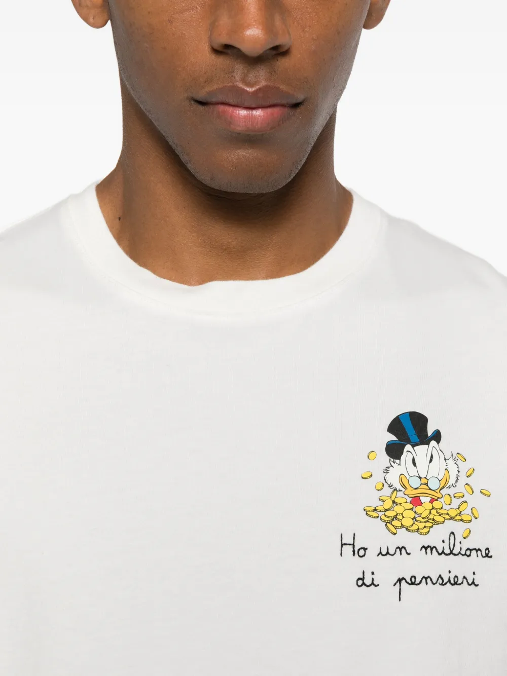 MC2 Saint Barth x Disney Arnott T-shirt met grafische print Wit