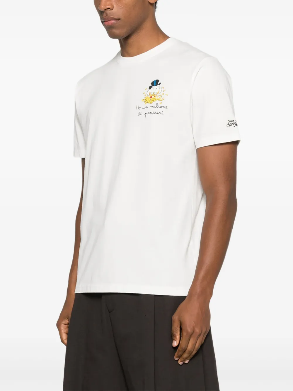 MC2 Saint Barth x Disney Arnott T-shirt met grafische print Wit