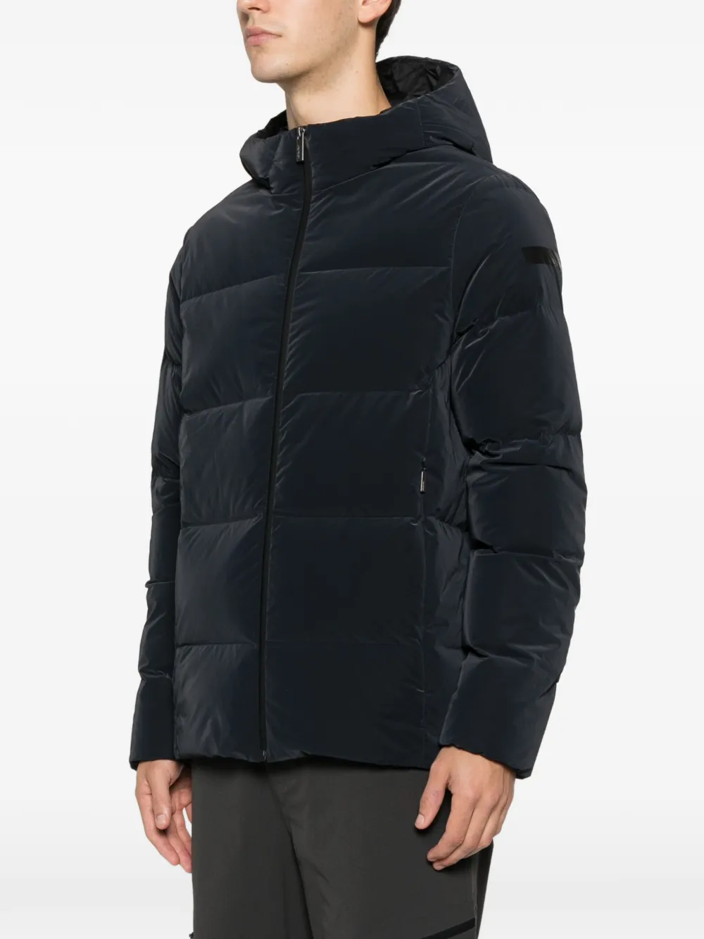 Roberto Ricci Designs hooded zip-up jacket Blauw