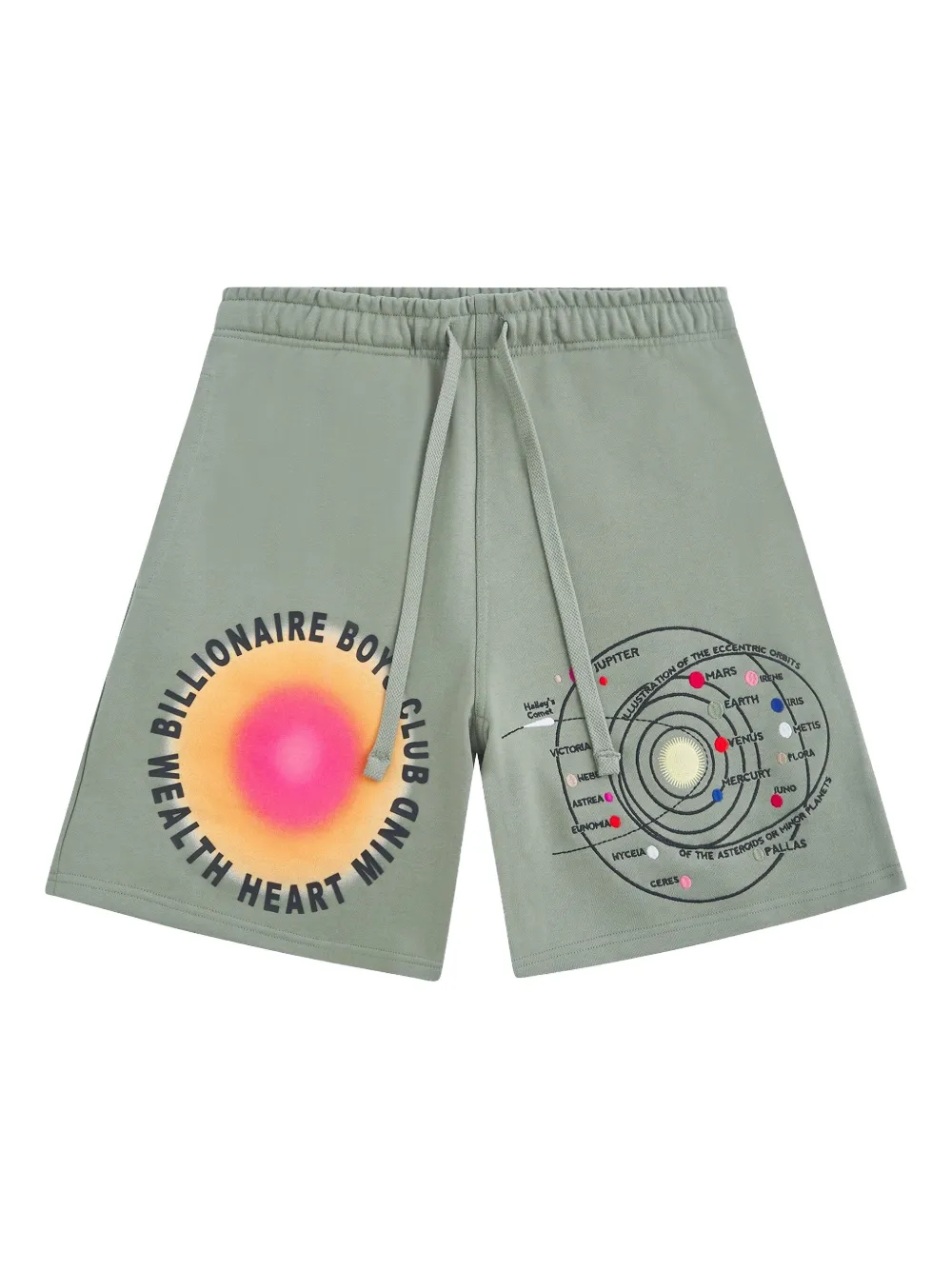 Billionaire Boys Club Shorts Aura con stampa grafica - Verde