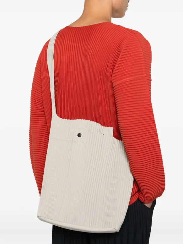 Homme Plissé Issey Miyake Utility ショルダーバッグ L | ホワイト