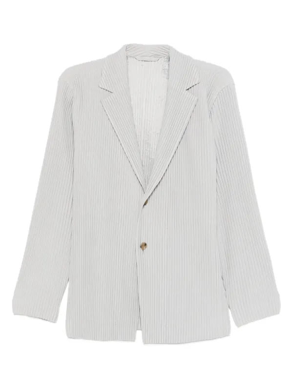Homme Plissé Issey Miyake シングルジャケット | グレー | FARFETCH JP
