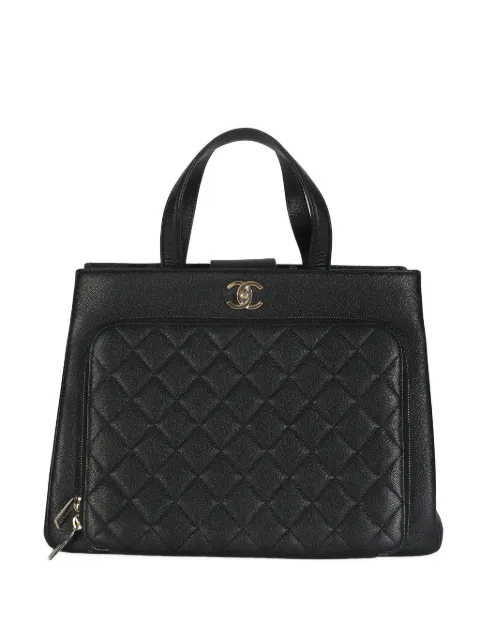 CHANEL Pre-Owned 2018-2019 Business Affinity leather tote bag