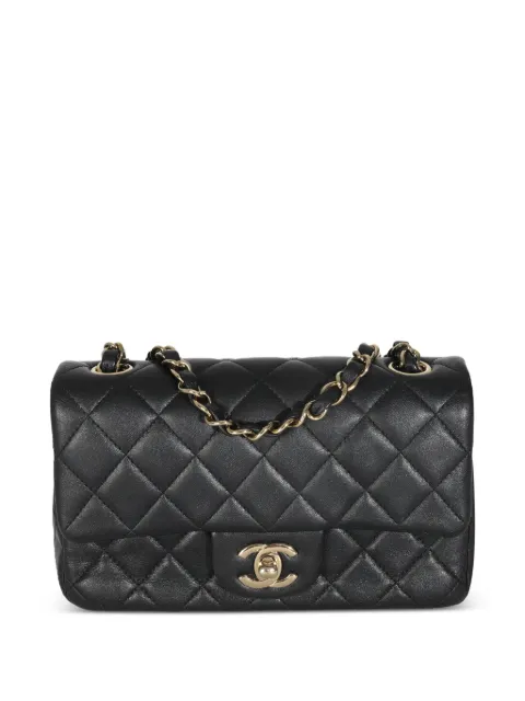 CHANEL Pre-Owned 2021-2023 mini Flap quilted-leather shoulder bag
