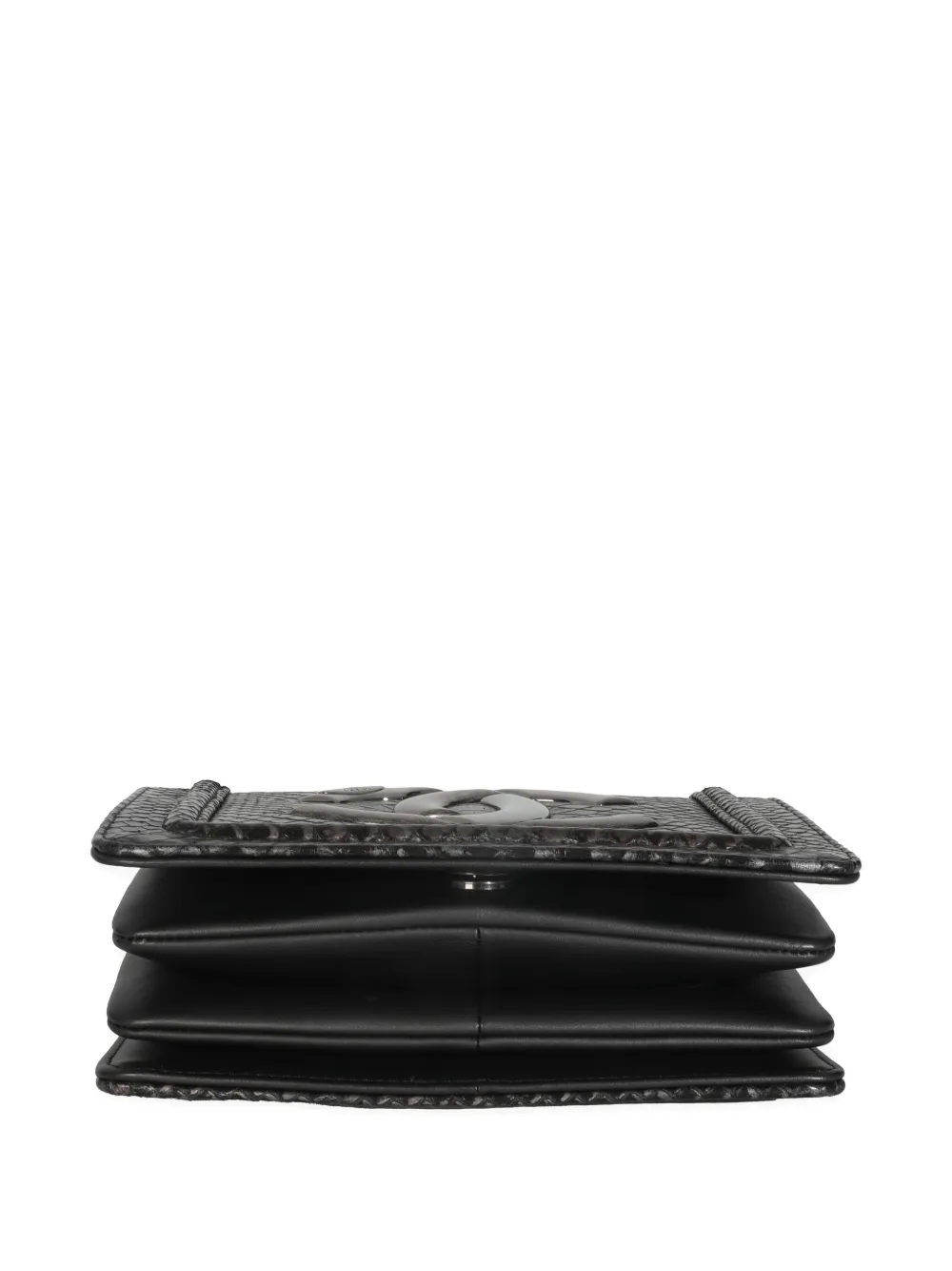 CHANEL Pre-owned 2017 Flap Bag Cc-logo Shoulder Bag In Black