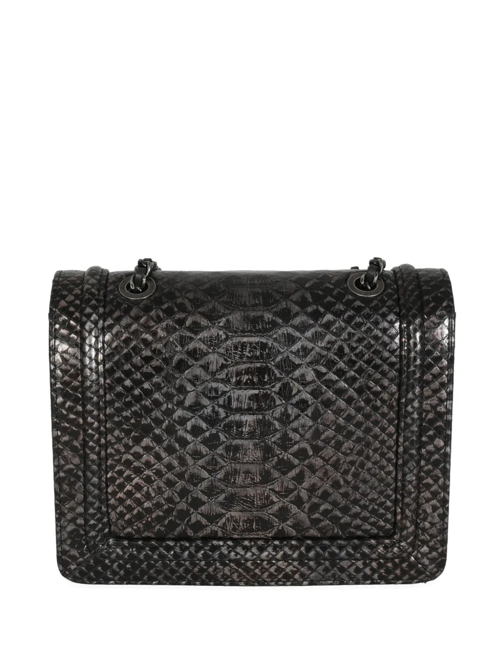 CHANEL Pre-owned 2017 Flap Bag Cc-logo Shoulder Bag In Black