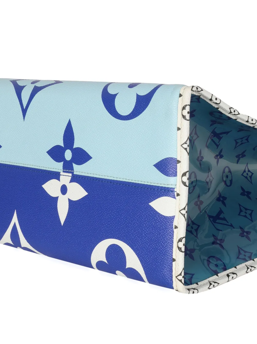 LOUIS VUITTON Pre-owned 2019 Onthego Queenstown Gm Tote Bag In Blue