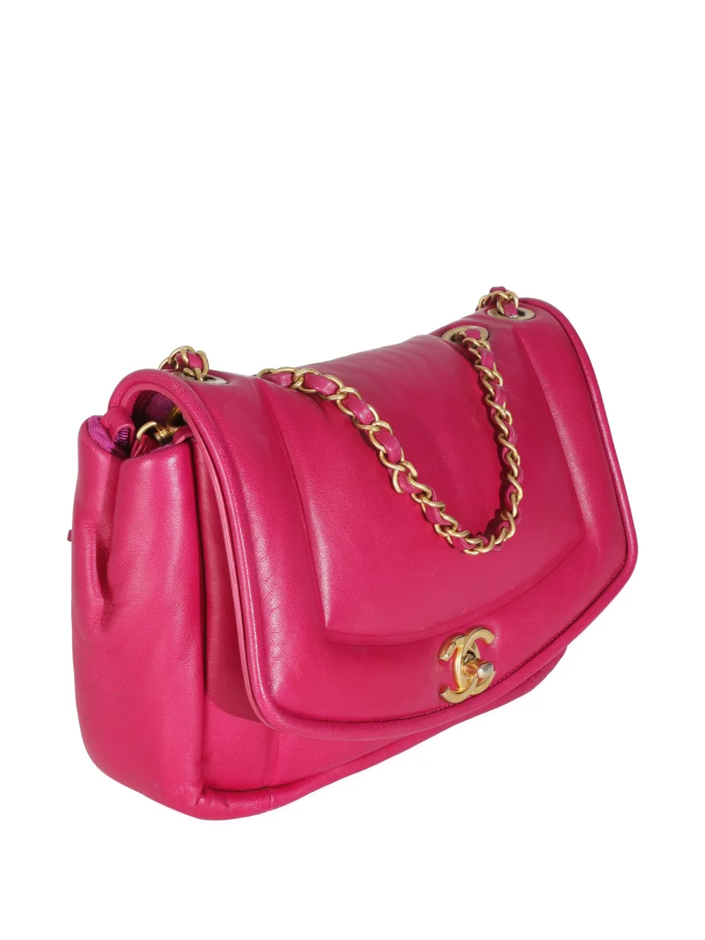 Pre-owned Chanel 2019 Small Flap Bag Chain-strap Shoulder Bag In Pink