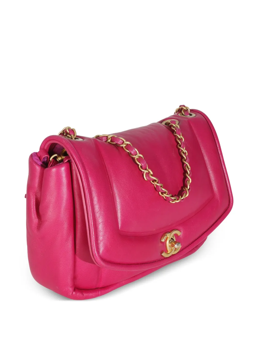 CHANEL Pre-Owned 2019 small Flap Bag chain-strap shoulder bag - Rosa
