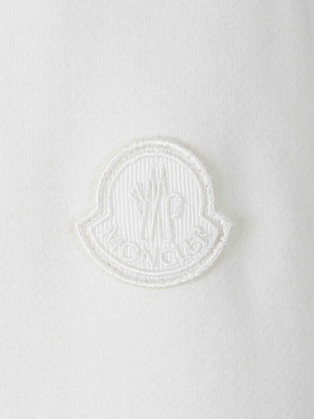 Moncler Zip-up Drawstring Hoodie In Neutral