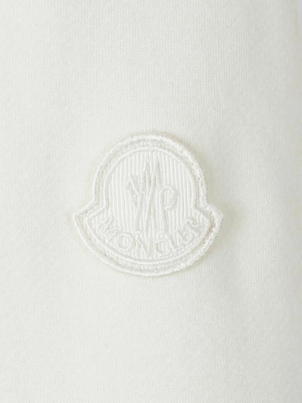 モンクレール　ホワイト ジップアップ MONCLER (モンクレール) フード着脱 パイピング フルジップ ダウン