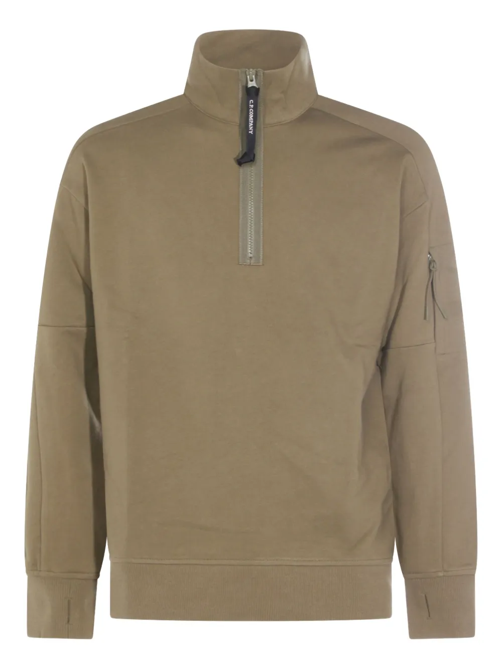 C.P. Company half zip sweatshirt | Green | Image 1