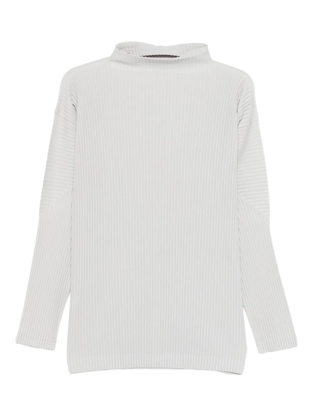 Homme Plissé Issey Miyake pleated halterneck top - Grigio