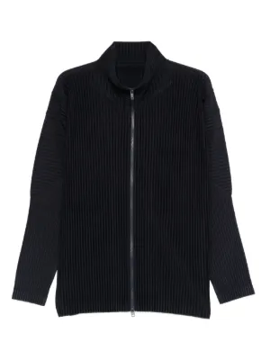 Homme Plissé Issey Miyake Jaqueta Com Zíper | Preto | FARFETCH BR Homme Plissé Issey Miyake Jaqueta Com Zíper | Preto | FARFETCH BR