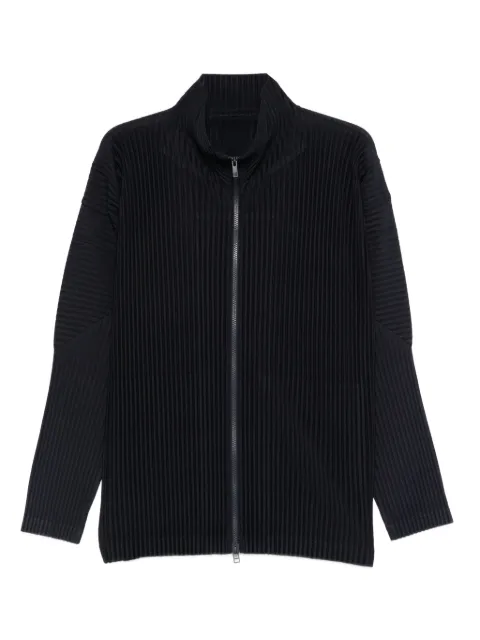 Homme Plissé Issey Miyake zip pleated jacket