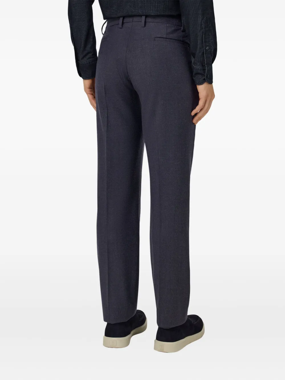 Boggi Milano Broek met knopen Grijs