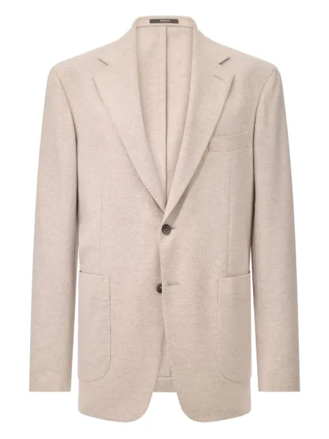 Boggi Milano single-breasted patch-pocket blazer