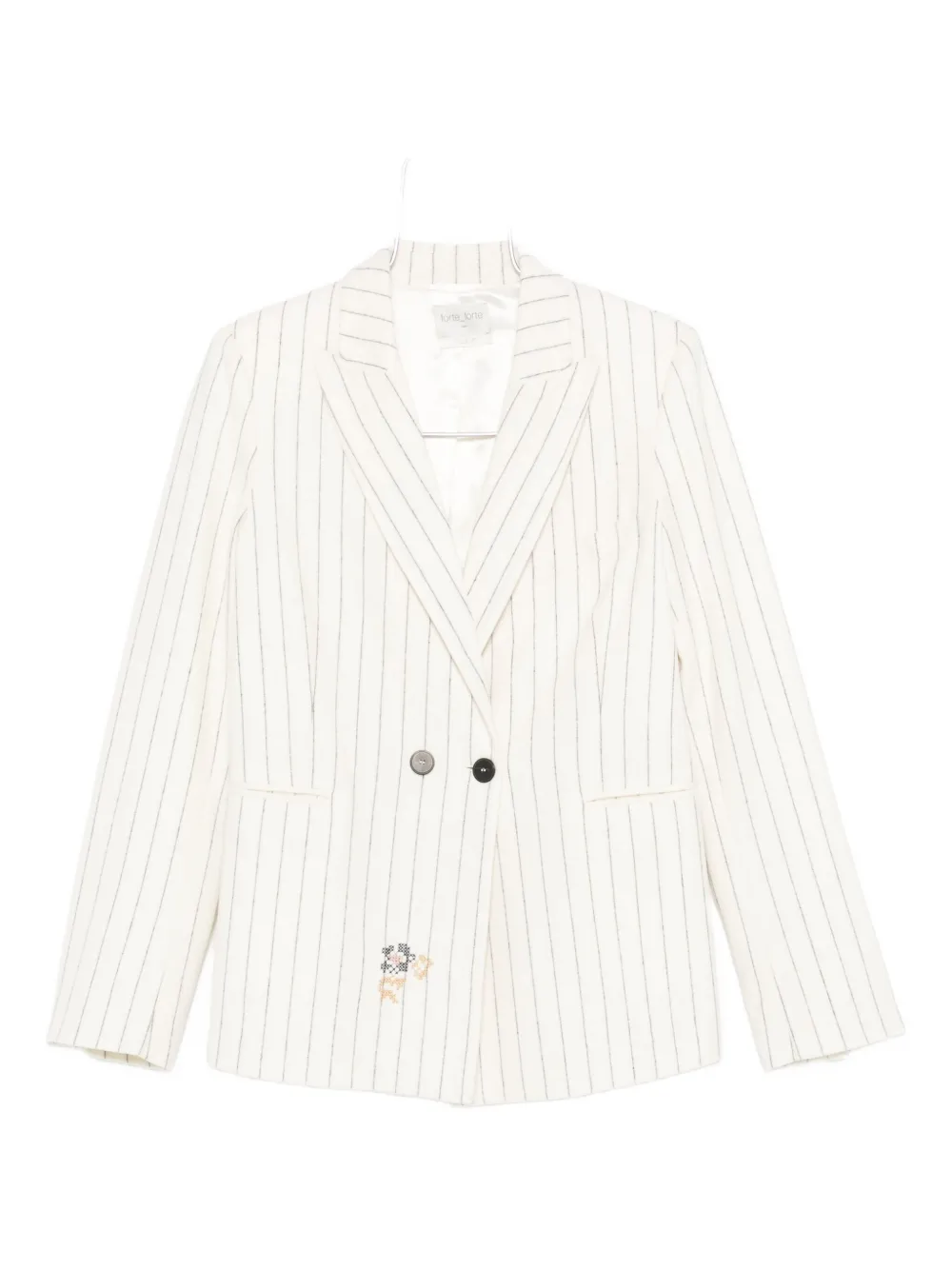Forte Forte pinstripe stripe jacket - Toni neutri