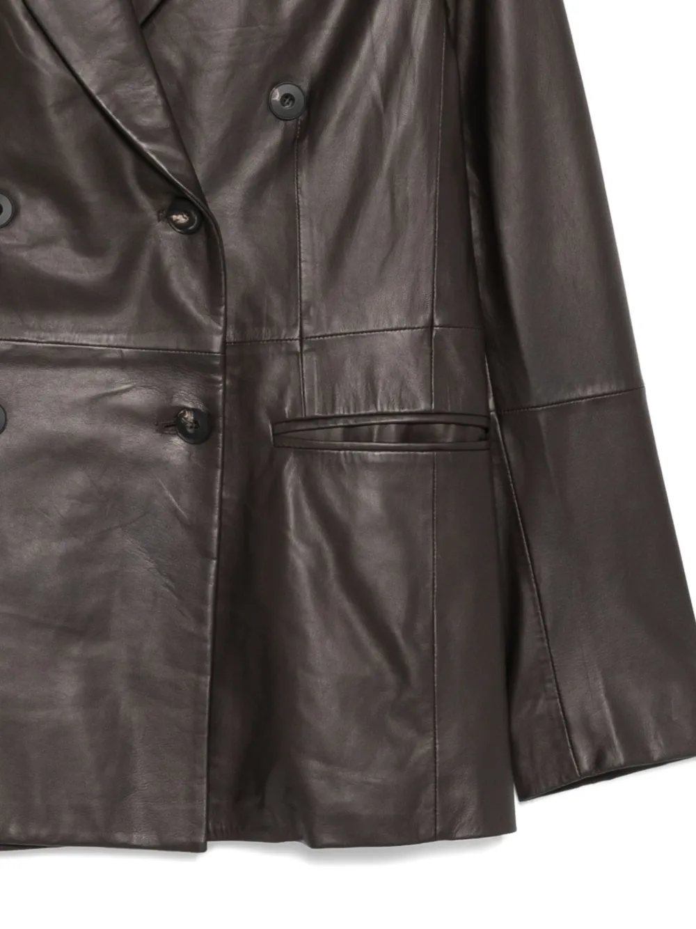 Antonelli Blazer met dubbele rij knopen Bruin